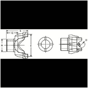 Dana 140-4-1021-1 End Yoke Assembly